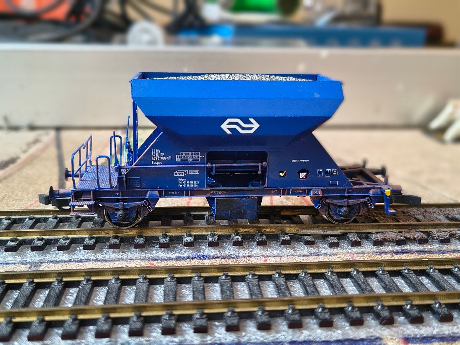 Roco H0 HO NS Fccpps onderlosser, Gebruikt, Gelijkstroom, Wagon, Ophalen of Verzenden