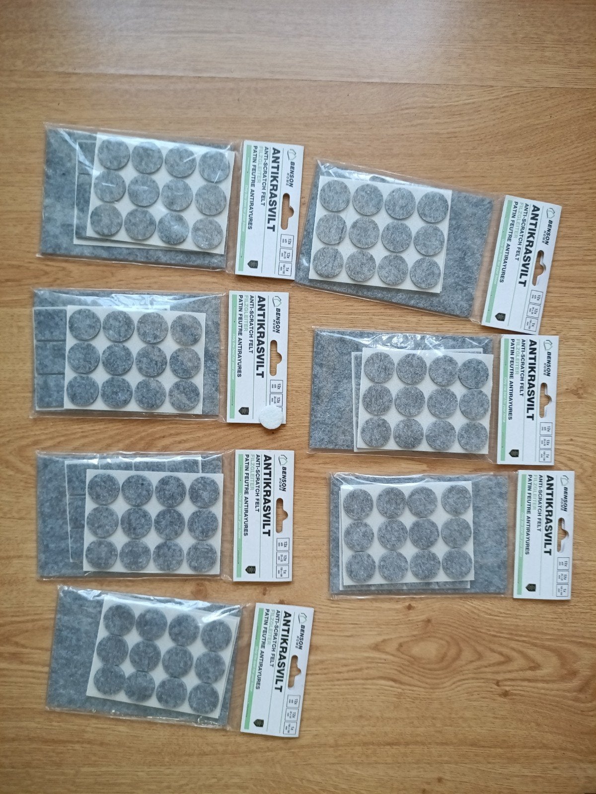 Antikrasviltjes - Bescherm uw vloeren en meubels, Nieuw, Ophalen of Verzenden, Modern, Grijs