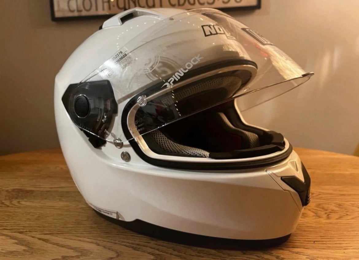 H01. Nolan N64 Motorhelm - Maat XS - Wit, Motoren, XS, Nolan, Ophalen of Verzenden, Nieuw zonder kaartje