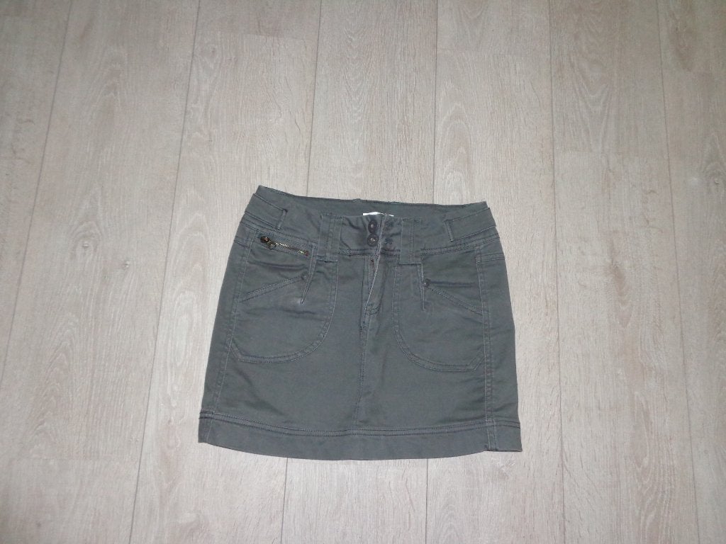 grijs kort rokje van SUTHERLAND, maat 32, Ophalen of Verzenden, Zo goed als nieuw, Maat 34 (XS) of kleiner, Grijs