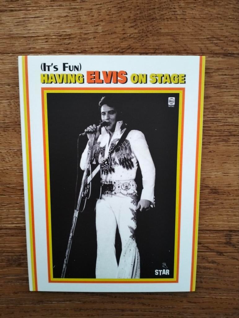 Elvis Presley dvd (it's fun) HAVING ELVIS ON STAGE, Alle leeftijden, Ophalen of Verzenden