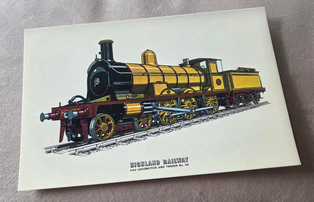 Highland Railway 4-6-0 Locomotief en Tender No. 103, Verzamelen, Verzenden, Ongelopen, Voertuig