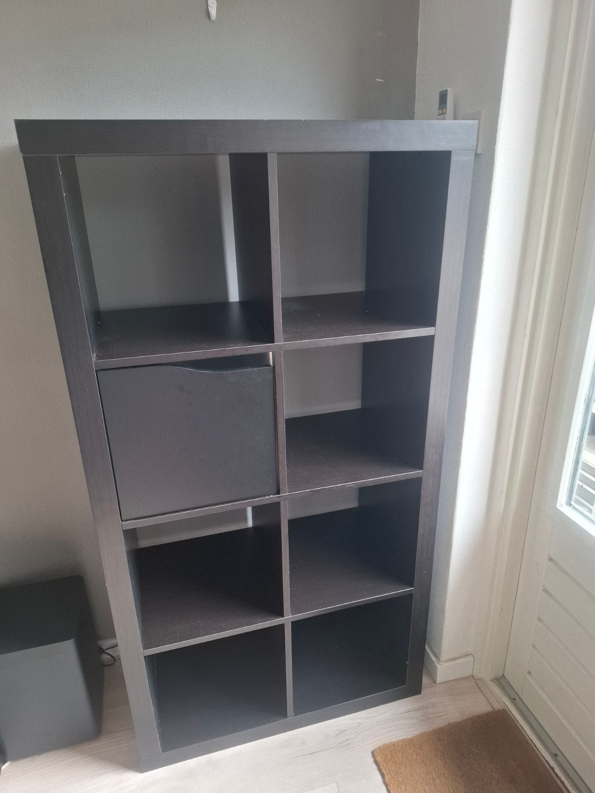IKEA Kallax Kast/Boekenkast Donkerbruin met Lade, Ophalen