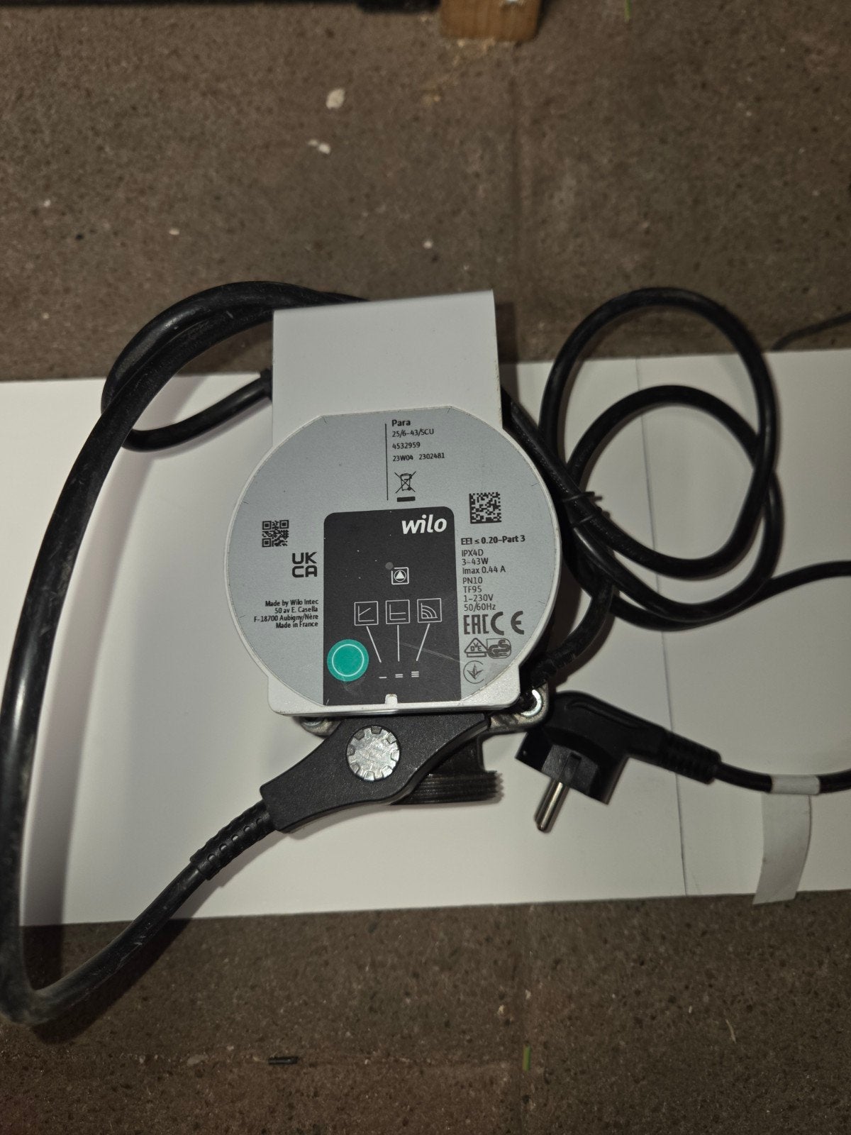 Wilo pomp voor vloerverwarming - Efficiënt en betrouwbaar, Doe-het-zelf en Verbouw, Verwarming en Radiatoren, Ophalen of Verzenden