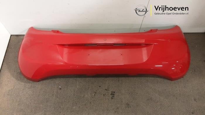 Achterbumper van een Opel Karl (Karl 15-) (GG2), Gebruikt, -, -, Opel