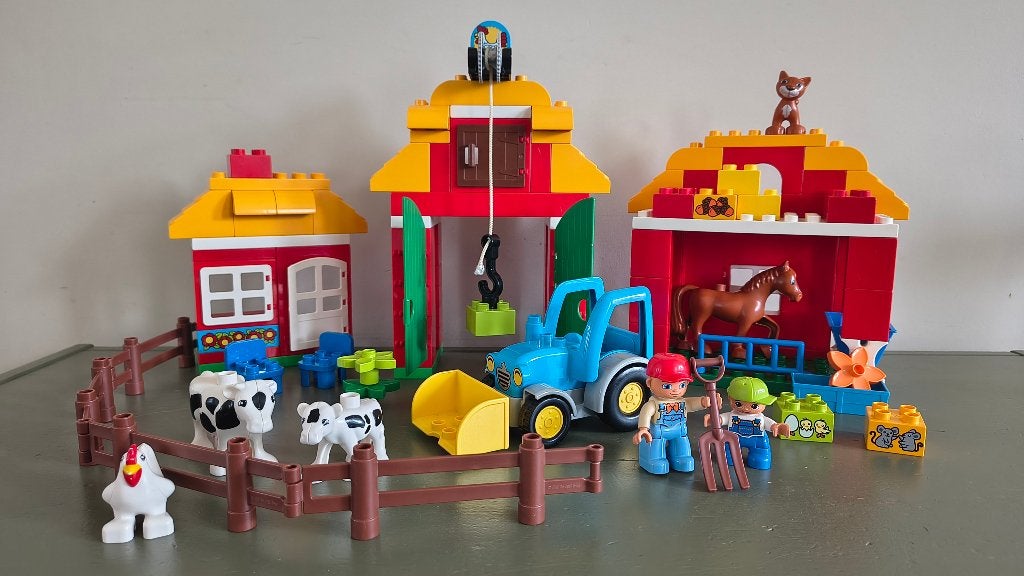 Duplo 10525 Grote boerderij, Overige thema's, Compleet, Ophalen of Verzenden, Zo goed als nieuw