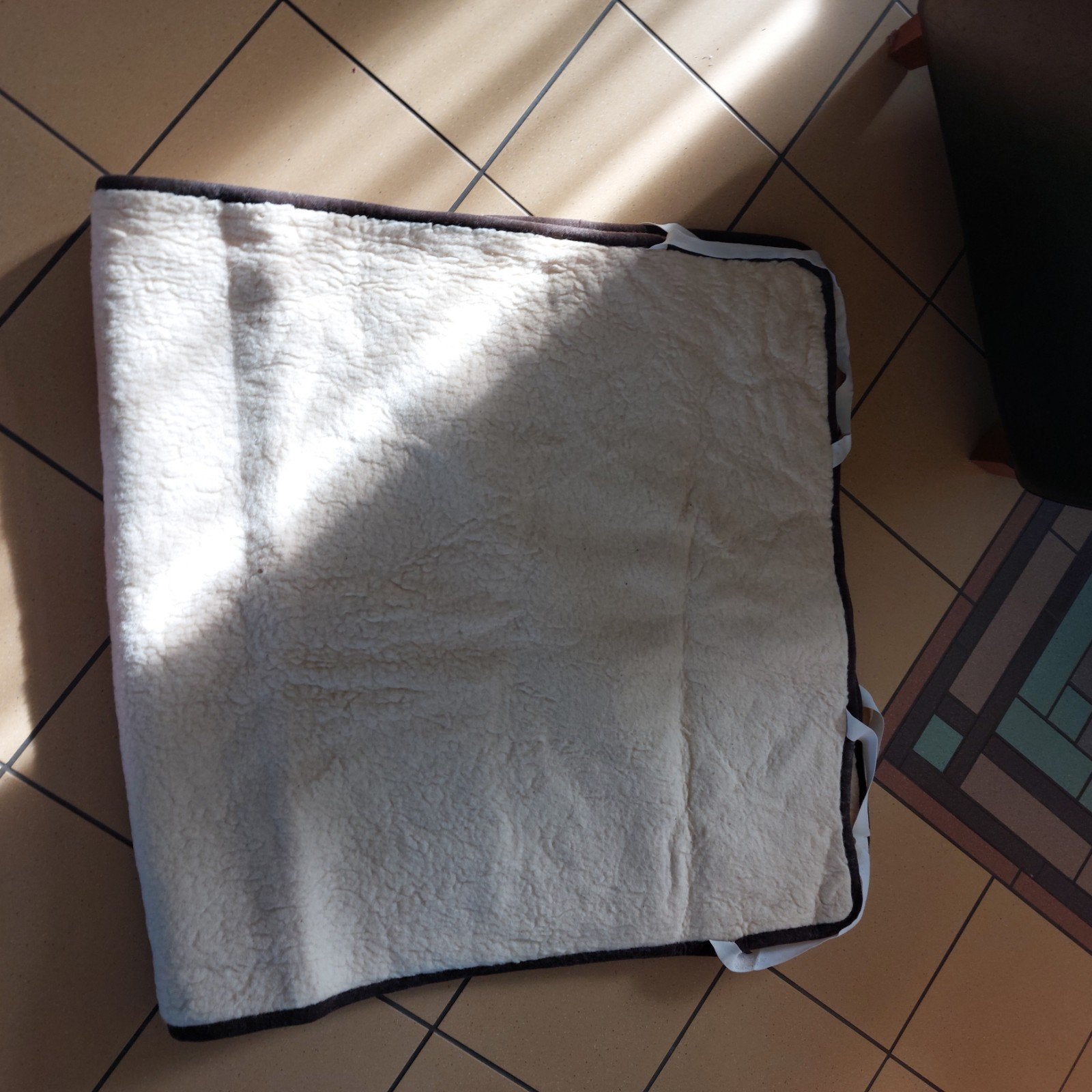 Merino lamswollen onderdeken voor 1 persoon, Ophalen of Verzenden, Eenpersoons, 90 cm
