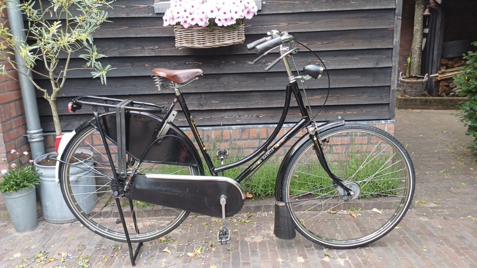 Mooie Gazelle Tour Populair 💯% OK! H57cm 3V stangenremmen, Ophalen, Gebruikt, Versnellingen, 56 cm of meer