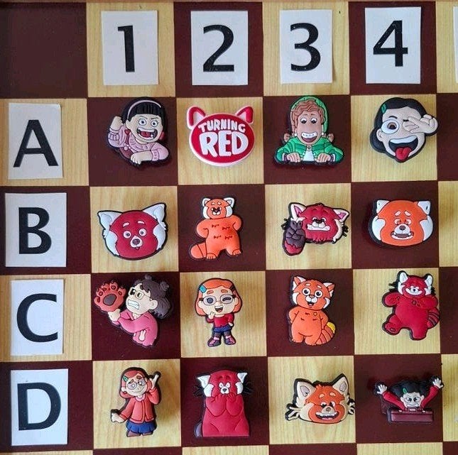 V: Turning Red Rode Panda Schoenbedels Charms voor de Crocs, Ophalen of Verzenden