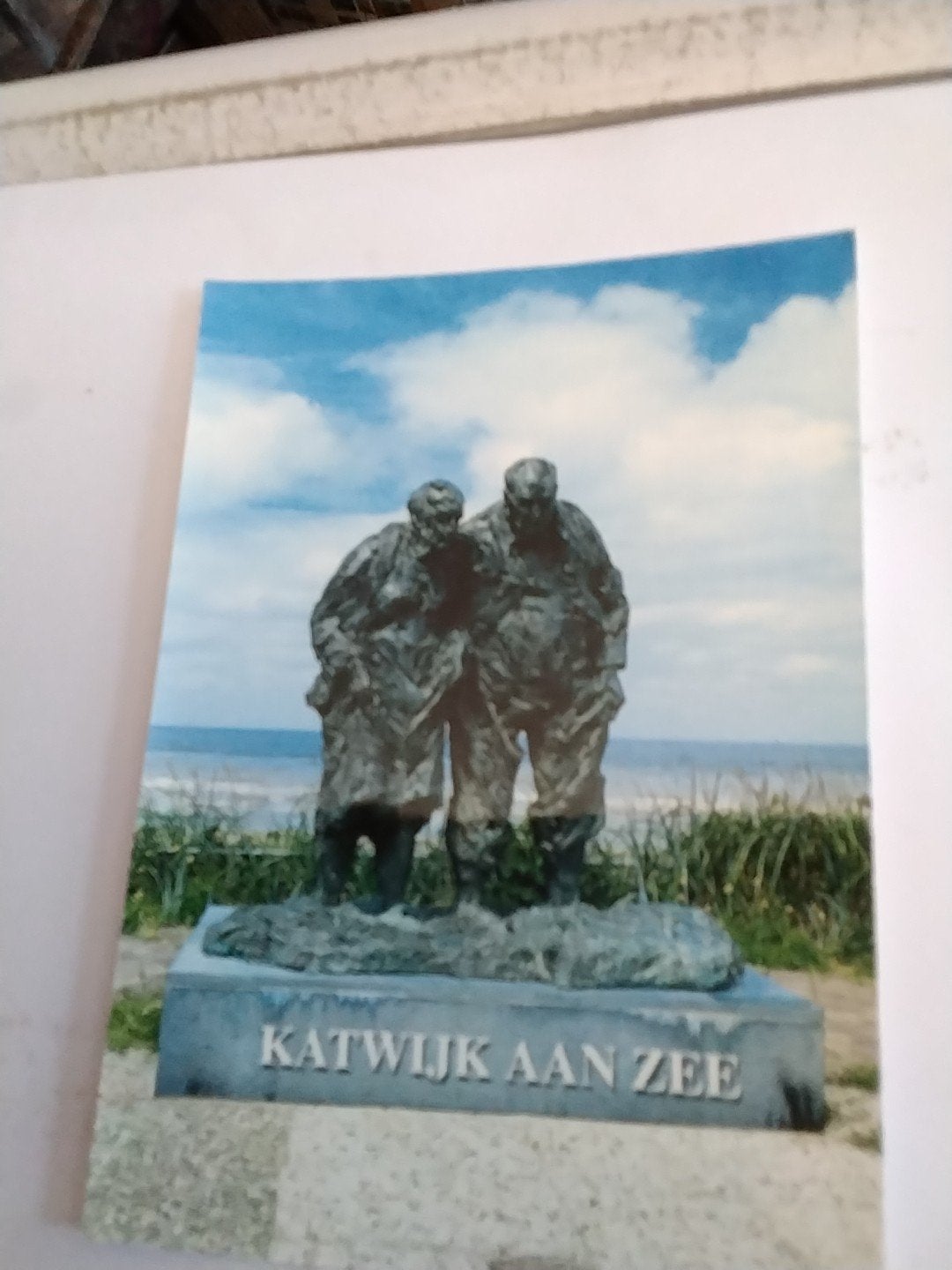 Ansichtkaart Katwijk aan Zee - "pootje baden", Ophalen of Verzenden