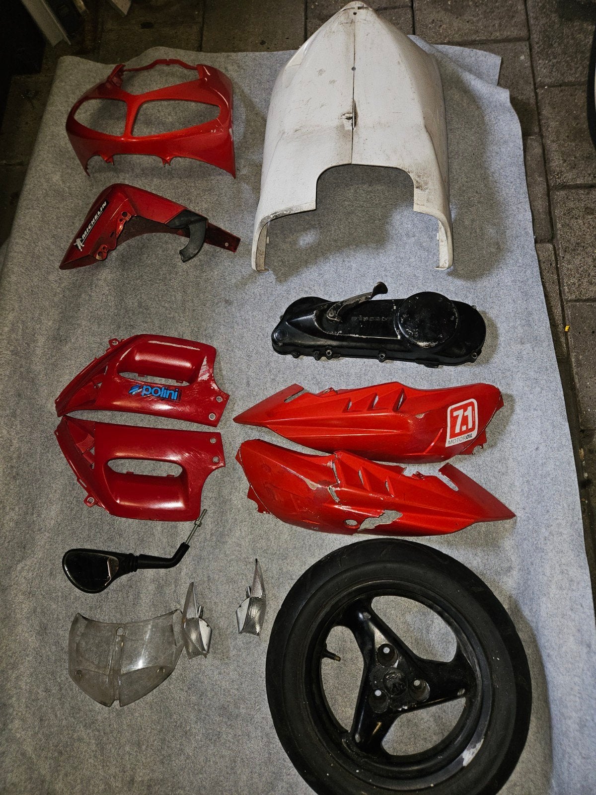 Peugot speefight 2 kappen/onderdelen, Fietsen en Brommers, Ophalen of Verzenden, Gebruikt, Benzine, Speedfight