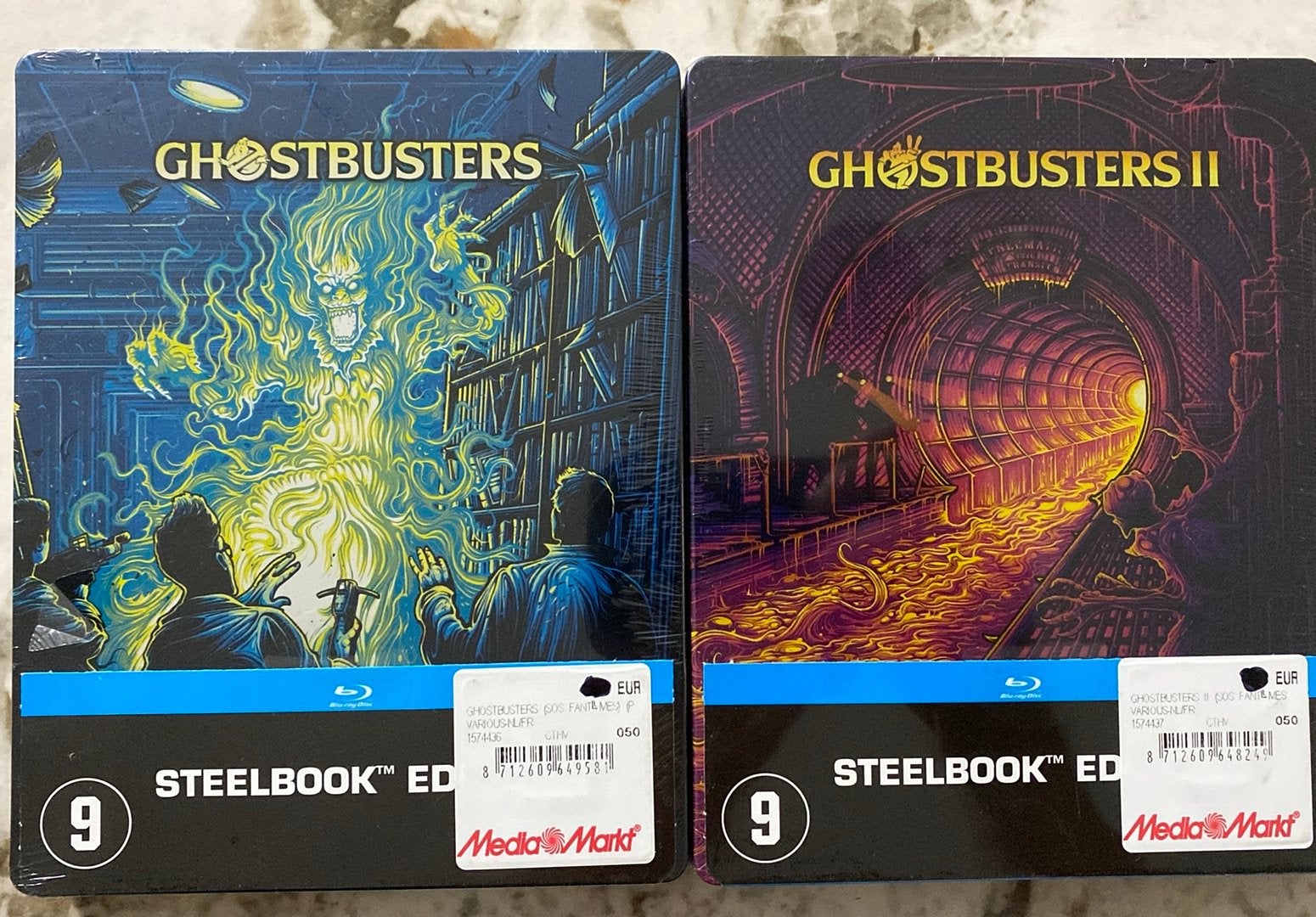 Ghostbusters 1 & 2 blu ray NL versie steelbook NIEUW, Ophalen of Verzenden, Nieuw in verpakking, Actie
