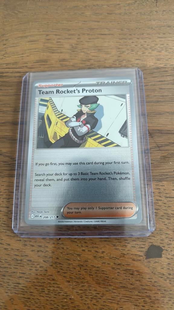 Team rockets Proton - #208/217 - Reverse Nm, Ophalen of Verzenden, Zo goed als nieuw