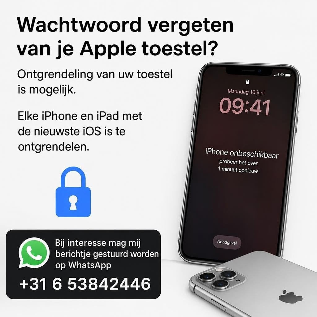 Apple iphone / ipad / iwatch Activeren, Ophalen of Verzenden