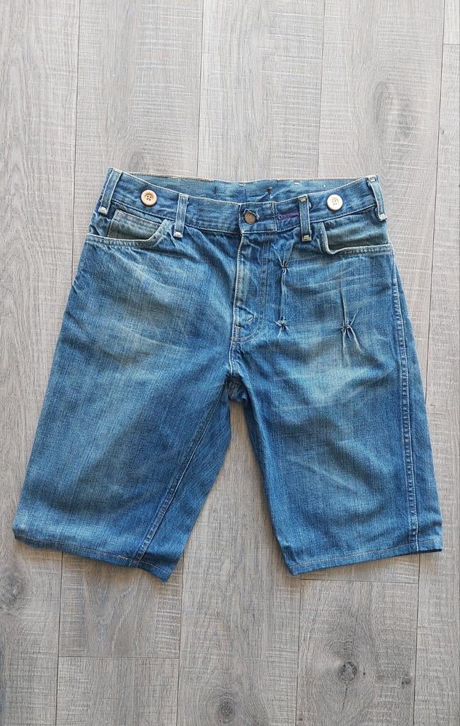 Levis Vintage Clothing orange big E tab shorts, Ophalen of Verzenden, Zo goed als nieuw, Overige kleuren, W32 (confectie 46) of kleiner