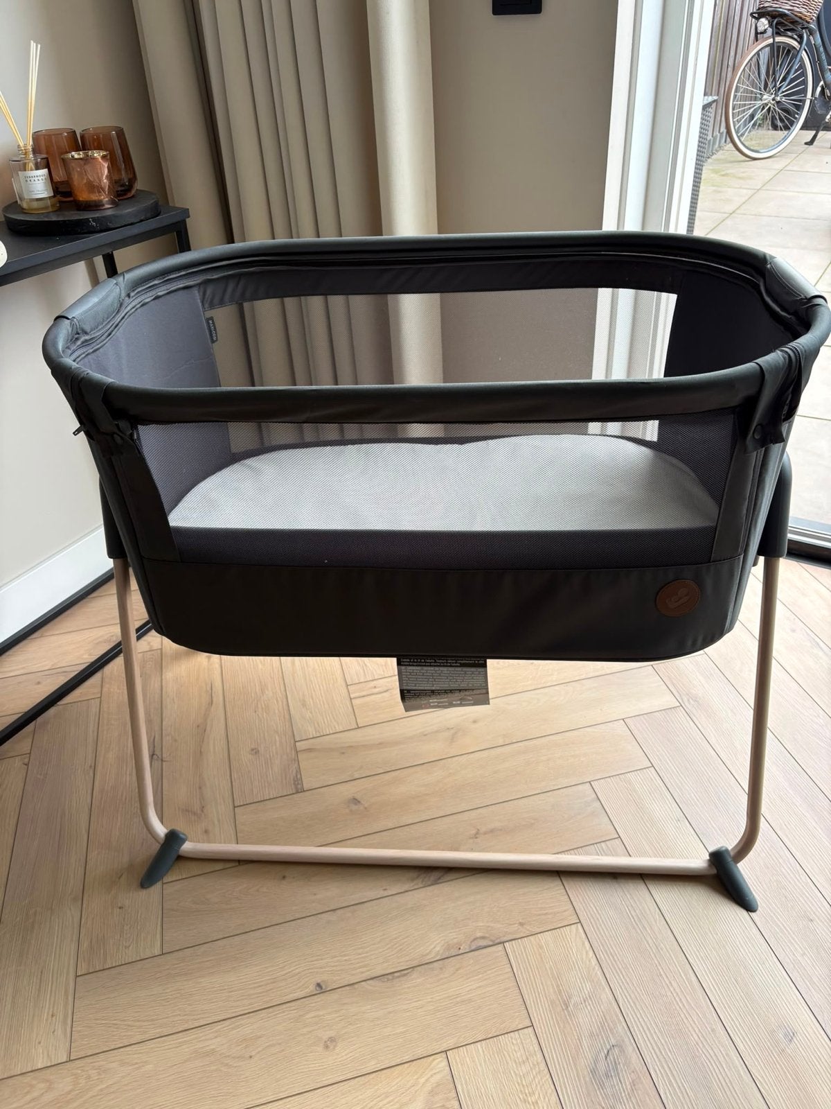 Maxi Cosi Co-sleeper Wieg Tori Eco Neyond Graphite, Ophalen, Zo goed als nieuw, Wieg