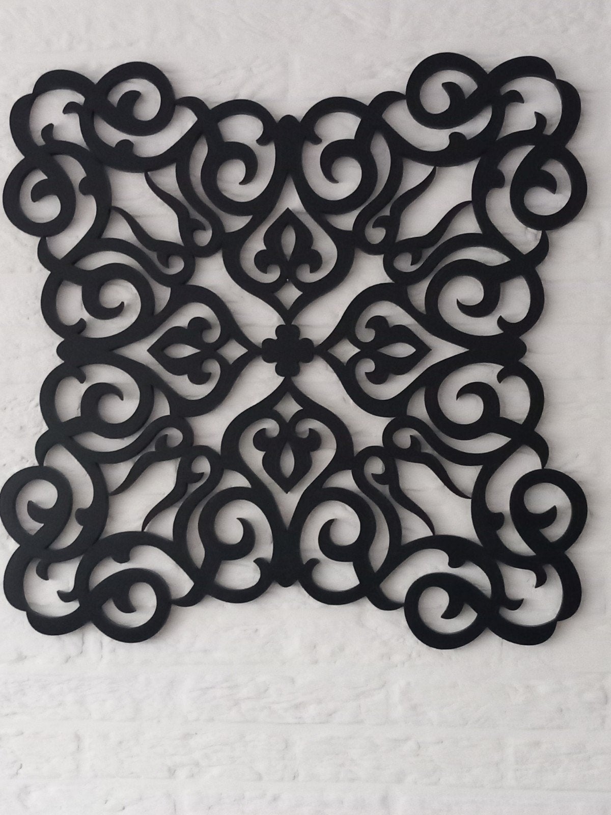 MUUR DECORATIE - ZWART, Ophalen