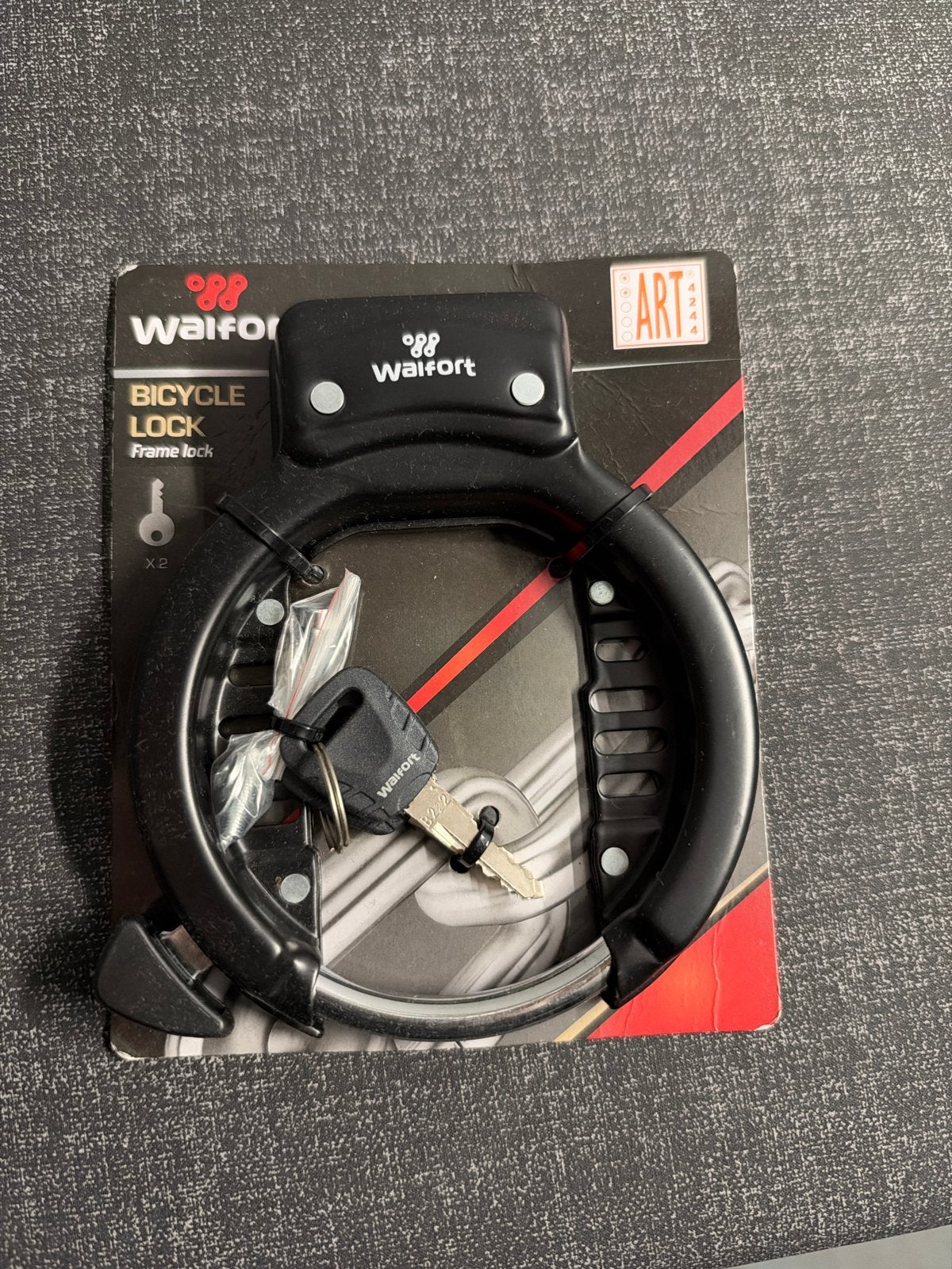 Walfort Fiets Ringslot - Nieuw in verpakking, Ophalen of Verzenden, Nieuw, Ringslot
