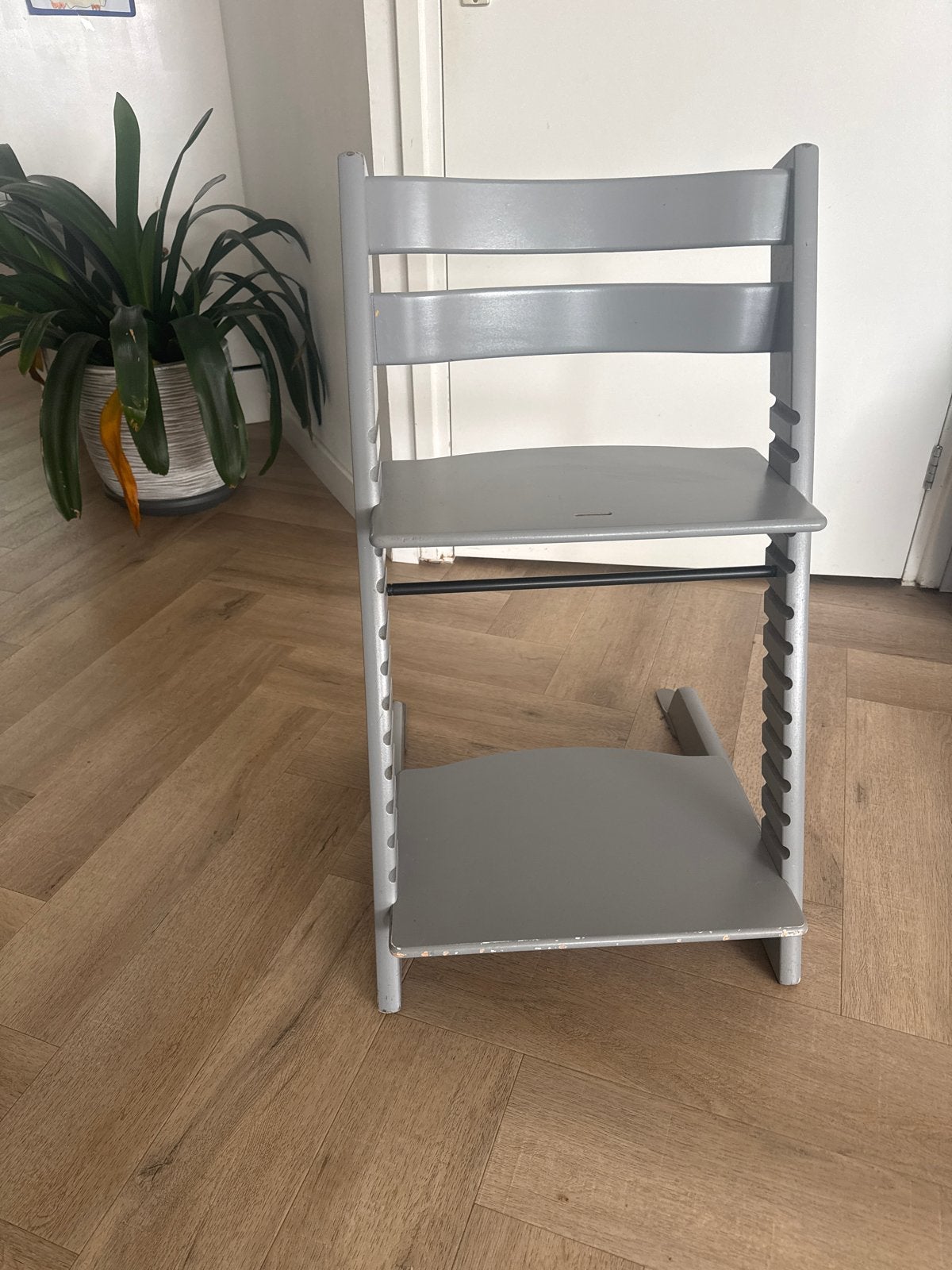 Gebruikte Stokke Tripp Trapp kinderstoel - Grijs, Ophalen, Gebruikt, Meegroeistoel