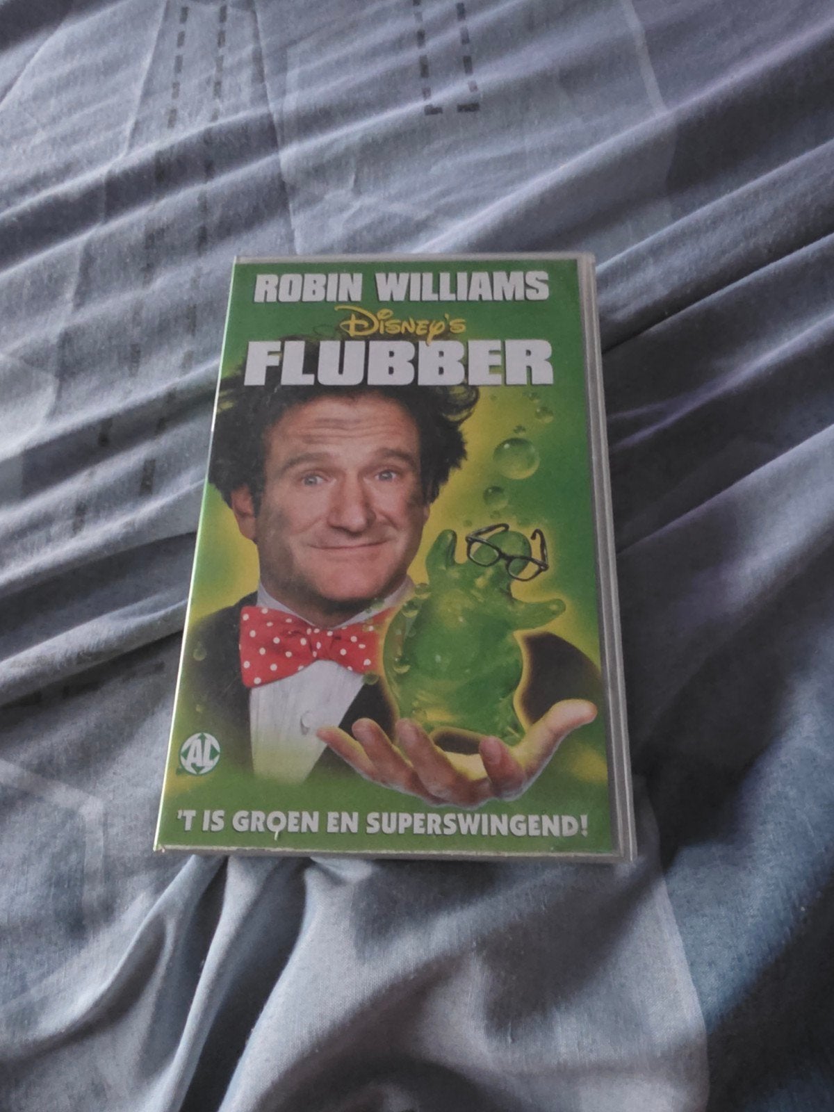 Disney's Flubber VHS - Robin Williams Komedie, Nederlands ondertiteld, Alle leeftijden, Ophalen of Verzenden, Komedie