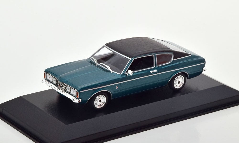 Ford Taunus Coupe 1970 Groen Metallic 1-43 Maxichamps, Overige merken, Nieuw, Ophalen of Verzenden, Maxichamps