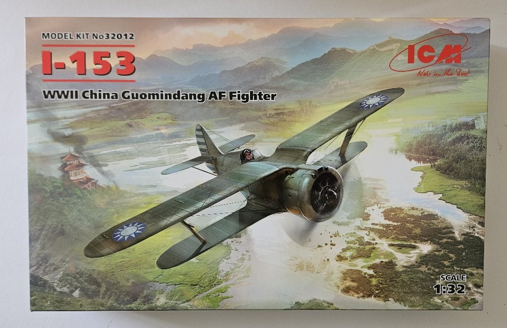 Polikarpov I-153 China Guomindang Fighter- ICM 32012 - 1/32, Hobby en Vrije tijd, Modelbouw | Vliegtuigen en Helikopters, Overige merken
