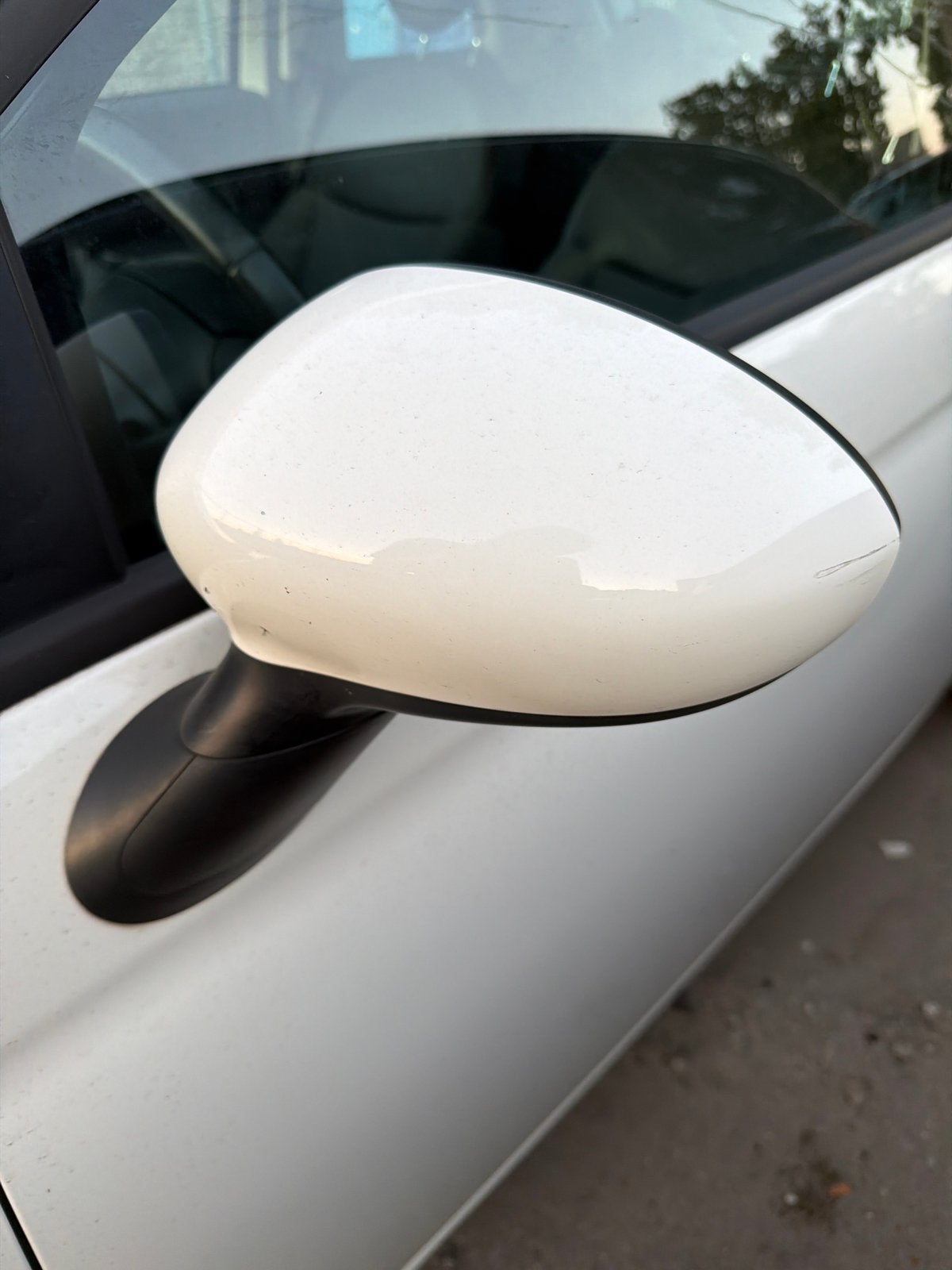 Fiat 500 Spiegelkap Linksvoor - Wit, Ophalen of Verzenden, Gebruikt, Fiat