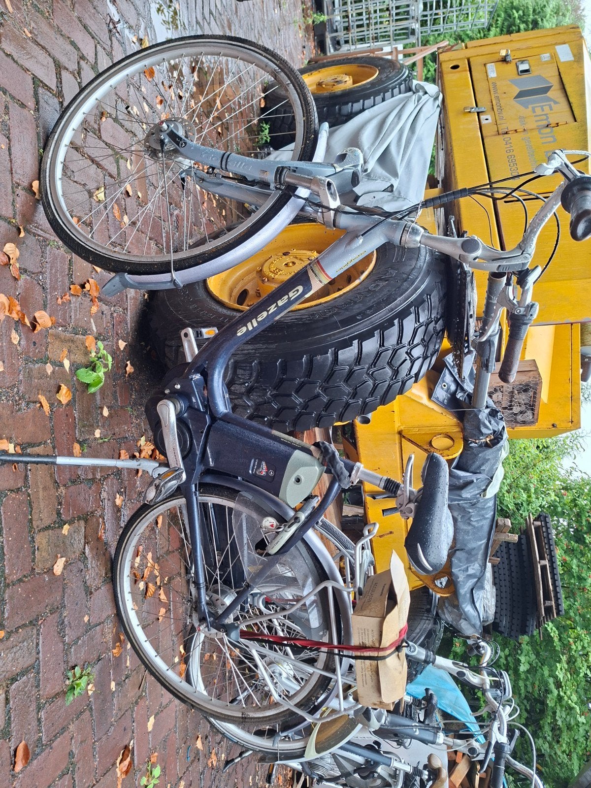 4 gebruikte elektrische fietsen voor onderdelen, Fietsen en Brommers, Sparta gazelle, Sparta, Gebruikt, Onbekend