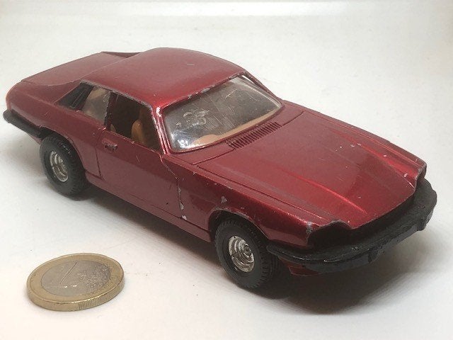 Jaguar XJS Donker Rood, Corgi, Ophalen of Verzenden, Gebruikt, Auto, Corgi