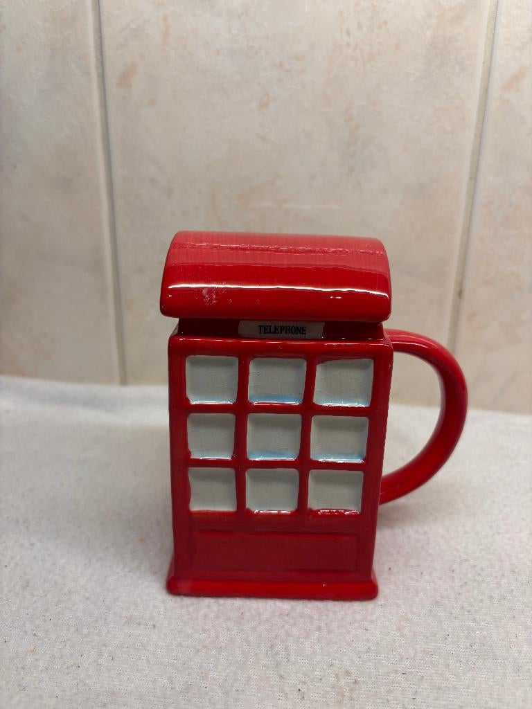 Drinkbeker Engelse Telefoon Cel, Antiek en Kunst, Ophalen of Verzenden