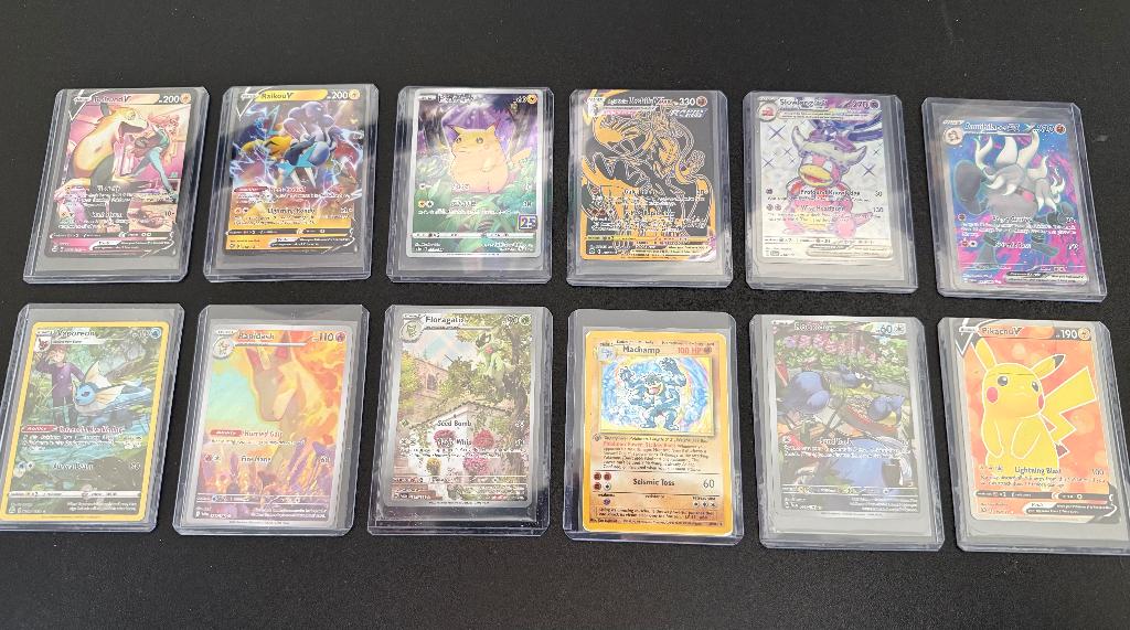 verschillende pokemon kaarten 10 stuks, Hobby en Vrije tijd, Ophalen of Verzenden, Zo goed als nieuw, Meerdere kaarten