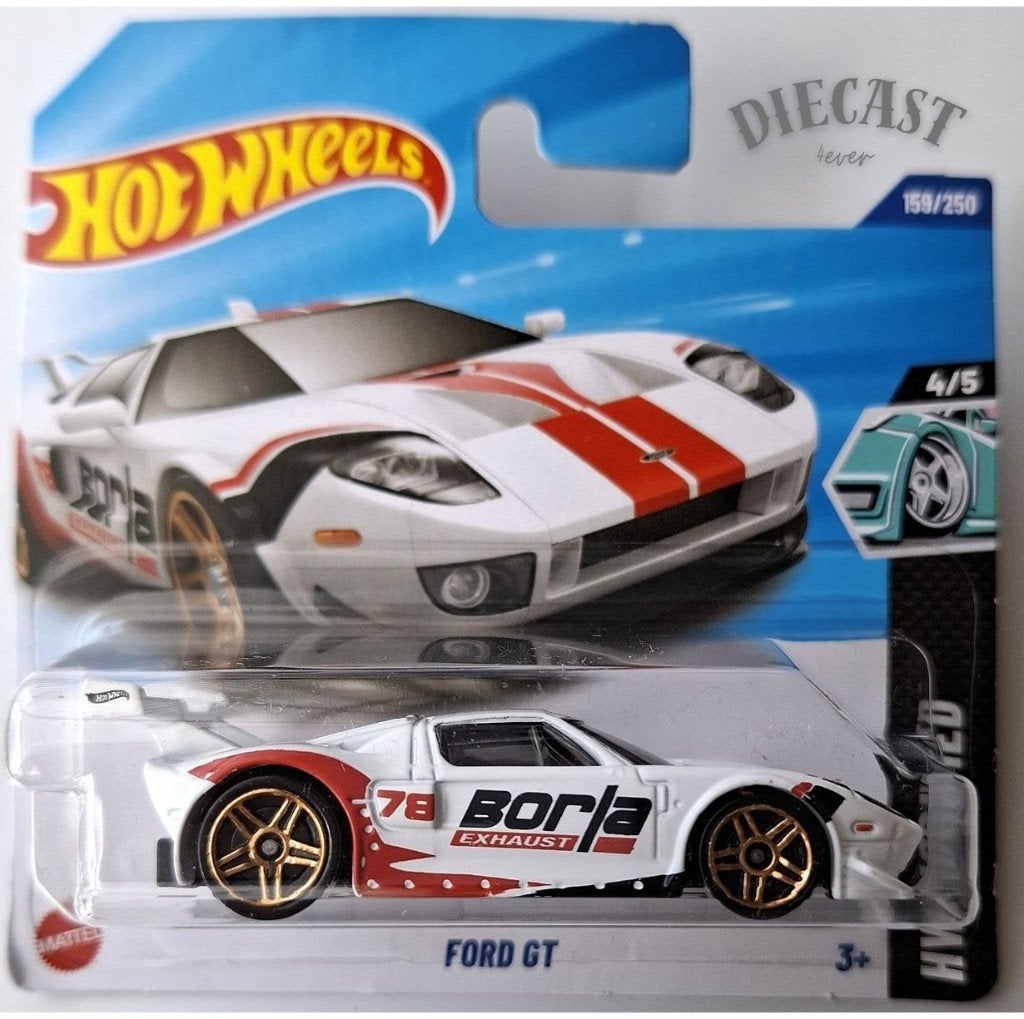 Hot Wheels Ford GT, Wit, Ophalen, Nieuw, Auto