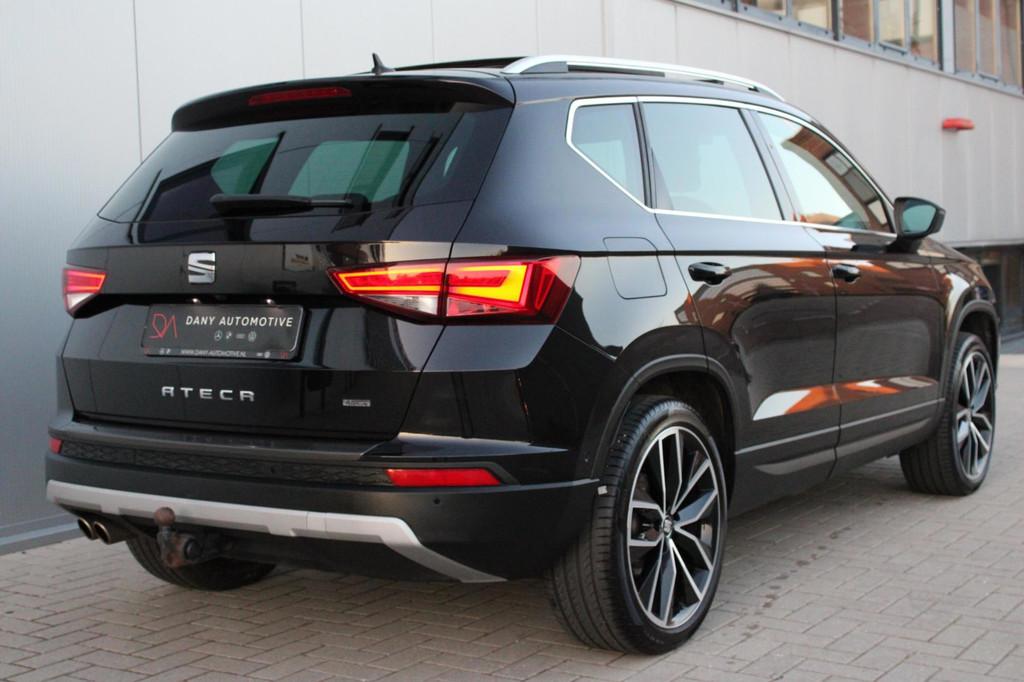 SEAT Ateca 2.0 TSI 4DRIVE Excellence PANO I ACC I VIRTUAL I, Automaat, 1441 kg, Gebruikt, Zwart