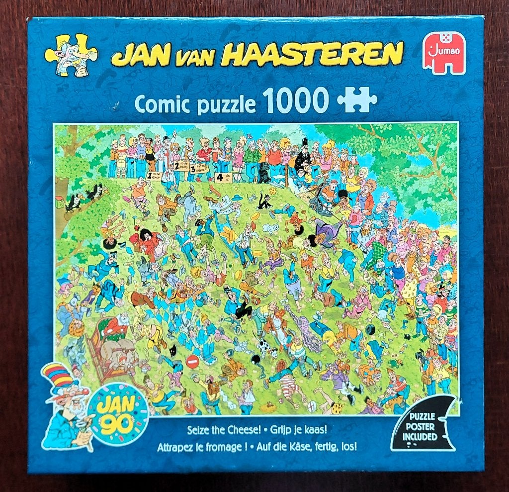 Jan van Haasteren - Grijp je kaas, Ophalen of Verzenden, 500 t/m 1500 stukjes, Zo goed als nieuw, Legpuzzel
