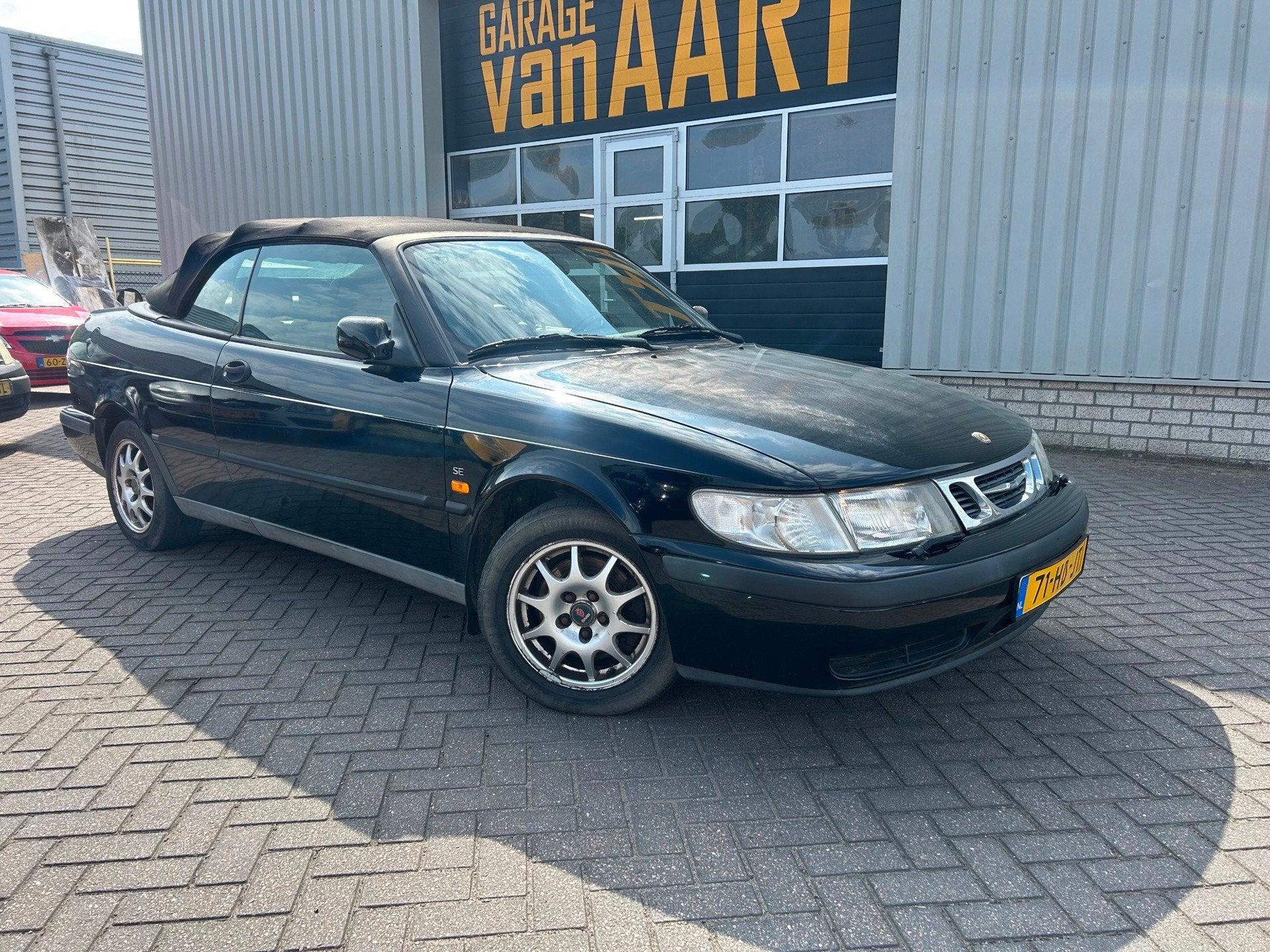 Saab 9-3 Cabrio 2.0t S | LEER | KOUDE AIRCO |, 730 kg, Gebruikt, 4 cilinders, Cabriolet