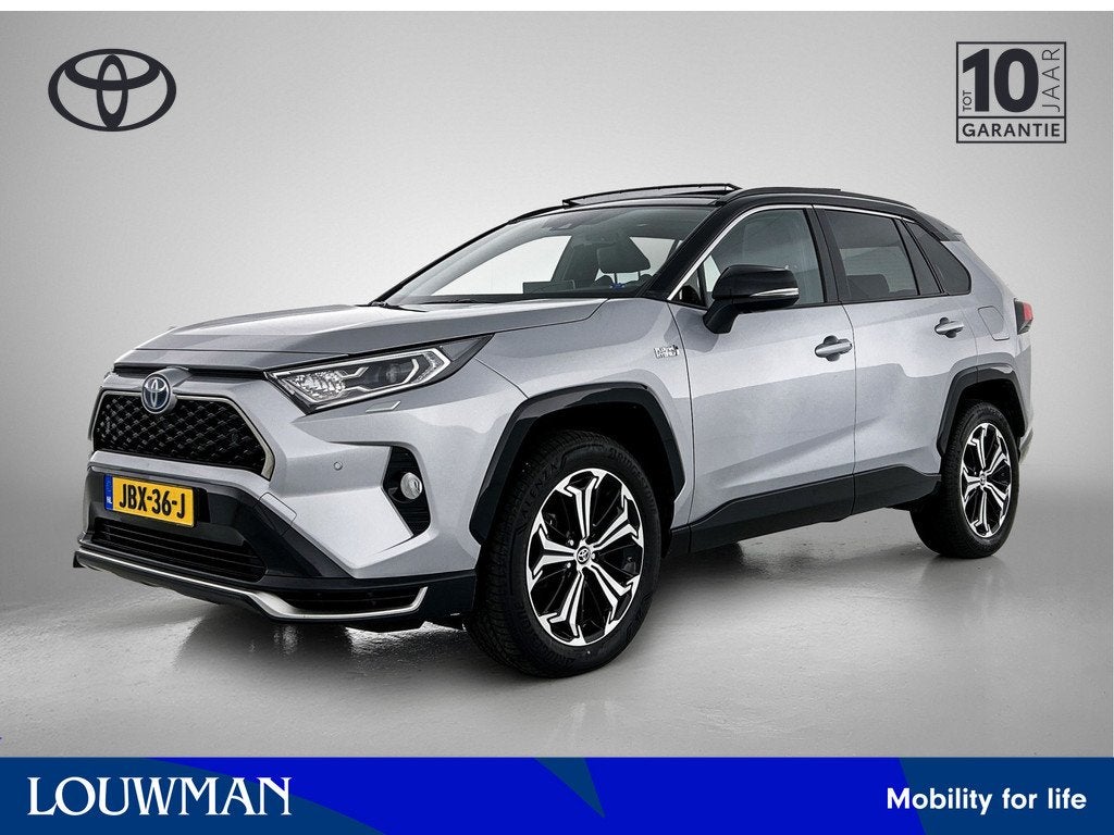 Toyota RAV4 2.5 Plug-in Hybrid AWD Bi-Tone | Panoramadak | P, Auto's, Toyota, Bedrijf, Te koop, Rav4, 360° camera, 4x4, ABS, Achteruitrijcamera