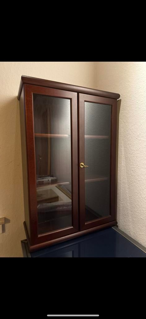 Vitrinekastje, Huis en Inrichting, Kasten | Vitrinekasten, Ophalen, 50 tot 100 cm, Zo goed als nieuw, Minder dan 100 cm