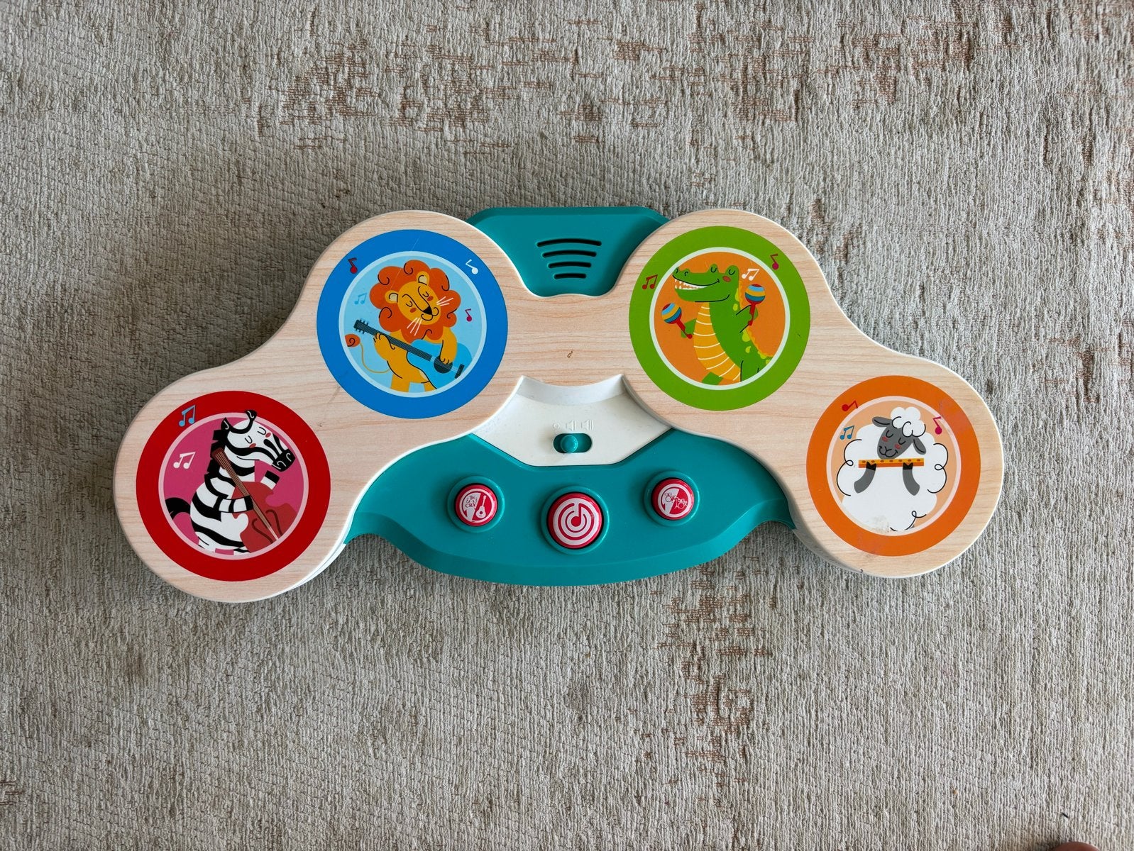 Houten Muziek Speelgoed met Dieren Geluiden, Kinderen en Baby's, Ophalen of Verzenden, Zo goed als nieuw, Overige typen, Met geluid