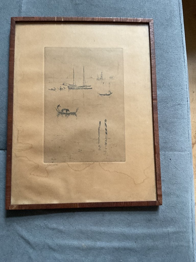 Ets Martinus van Wanroy, Ophalen, Ets, Gesigneerd