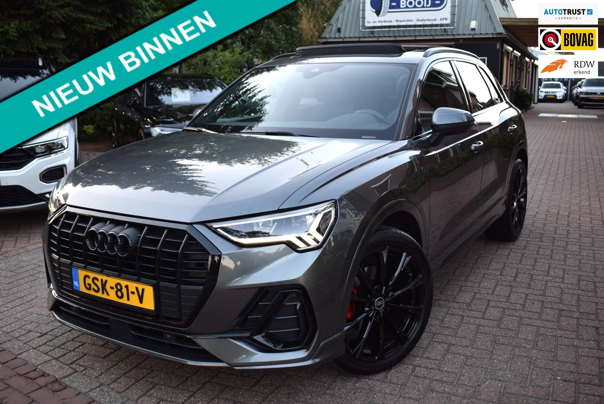 Audi Q3 35 TFSI S-LINE 150PK VIRTUAL/PANODAK/CAMERA/NAVI/CRU, Auto's, Dealer onderhouden, 4 cilinders, 150 pk, 1505 kg
