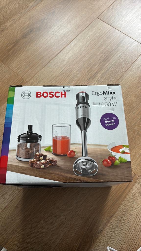 Ergomixx style 1000W bosch, 4 liter of meer, Nieuw, 3 snelheden of meer, Ophalen of Verzenden