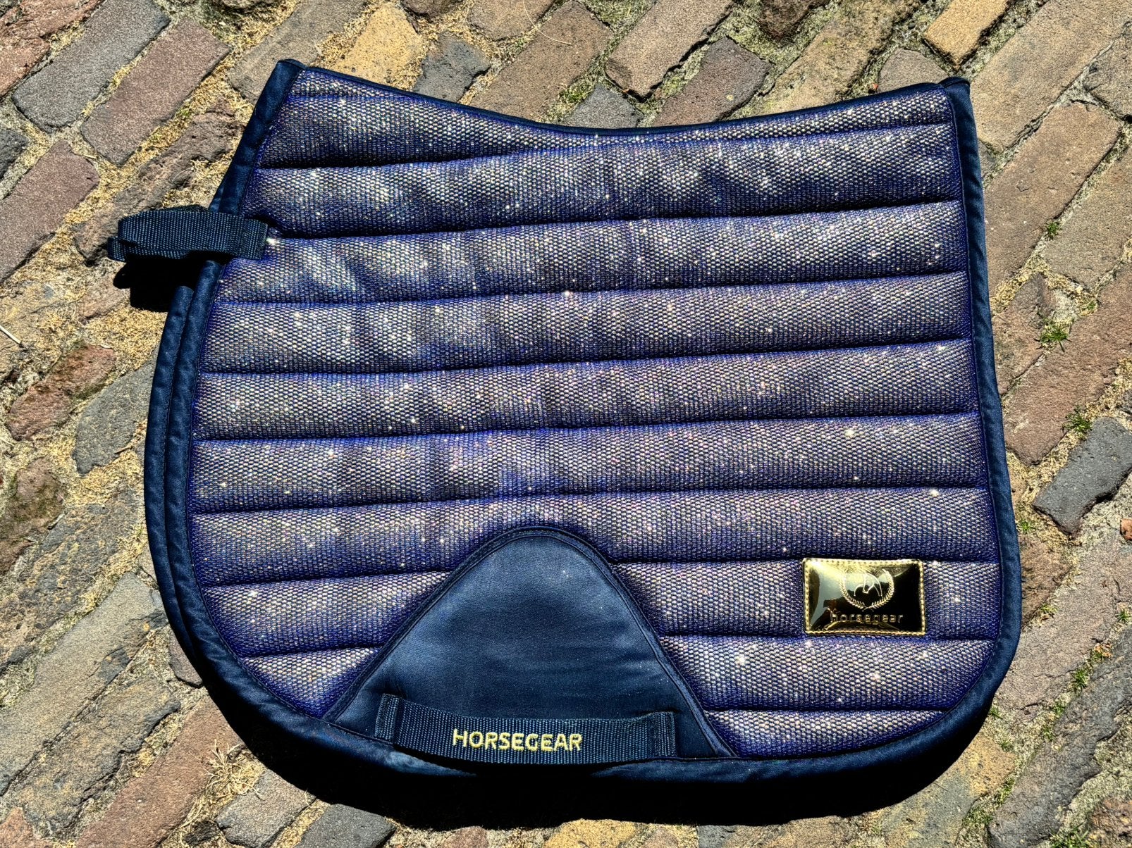 Glitter zadeldekje horsegear pony/ cob VZH, Horsegear, Cob (M), Anatomisch gevormd, Overige materialen