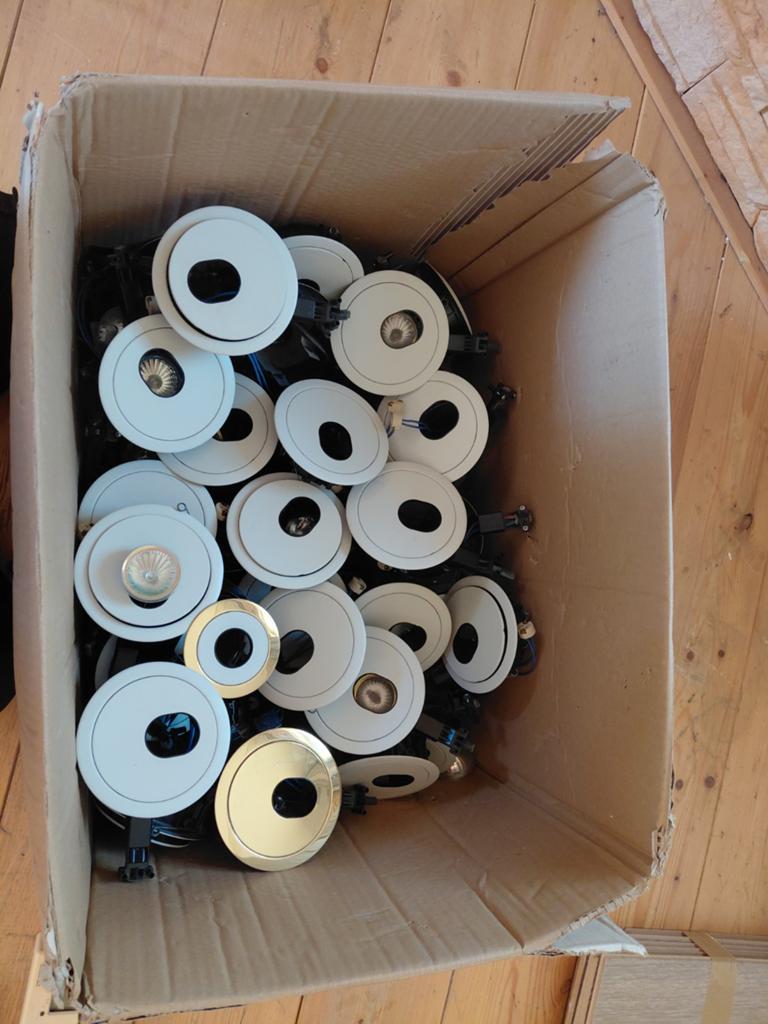 Partij Turnostar 105 Cool 50 WH inbouwspots ca. 30-40 stuks, Ophalen of Verzenden, Gebruikt, Plafondspot of Wandspot