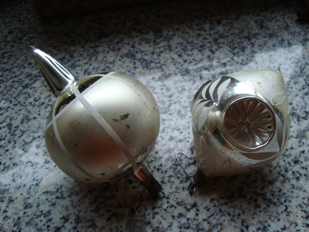 Antieke kerstballen, Antiek en Kunst, Ophalen of Verzenden