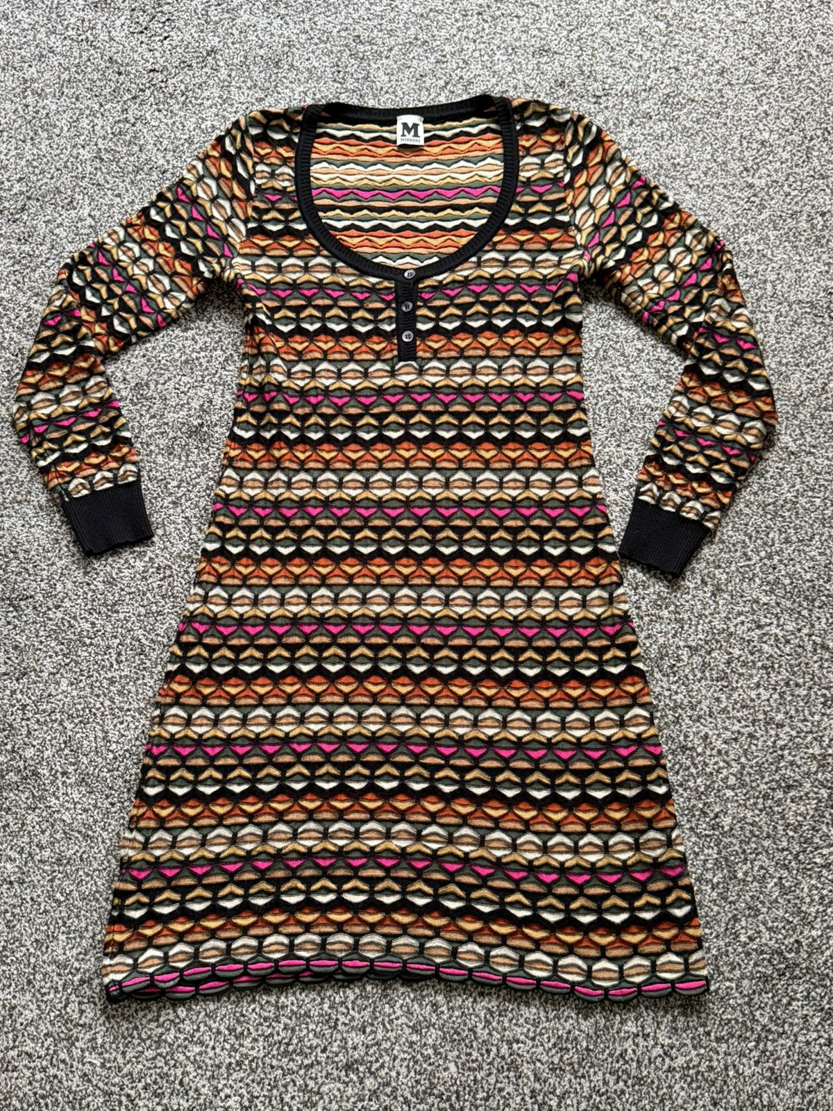 Nieuwe Missoni jurk metino viscose, Kleding | Dames, Jurken, Maat 38/40 (M), Overige kleuren, Nieuw, Ophalen of Verzenden