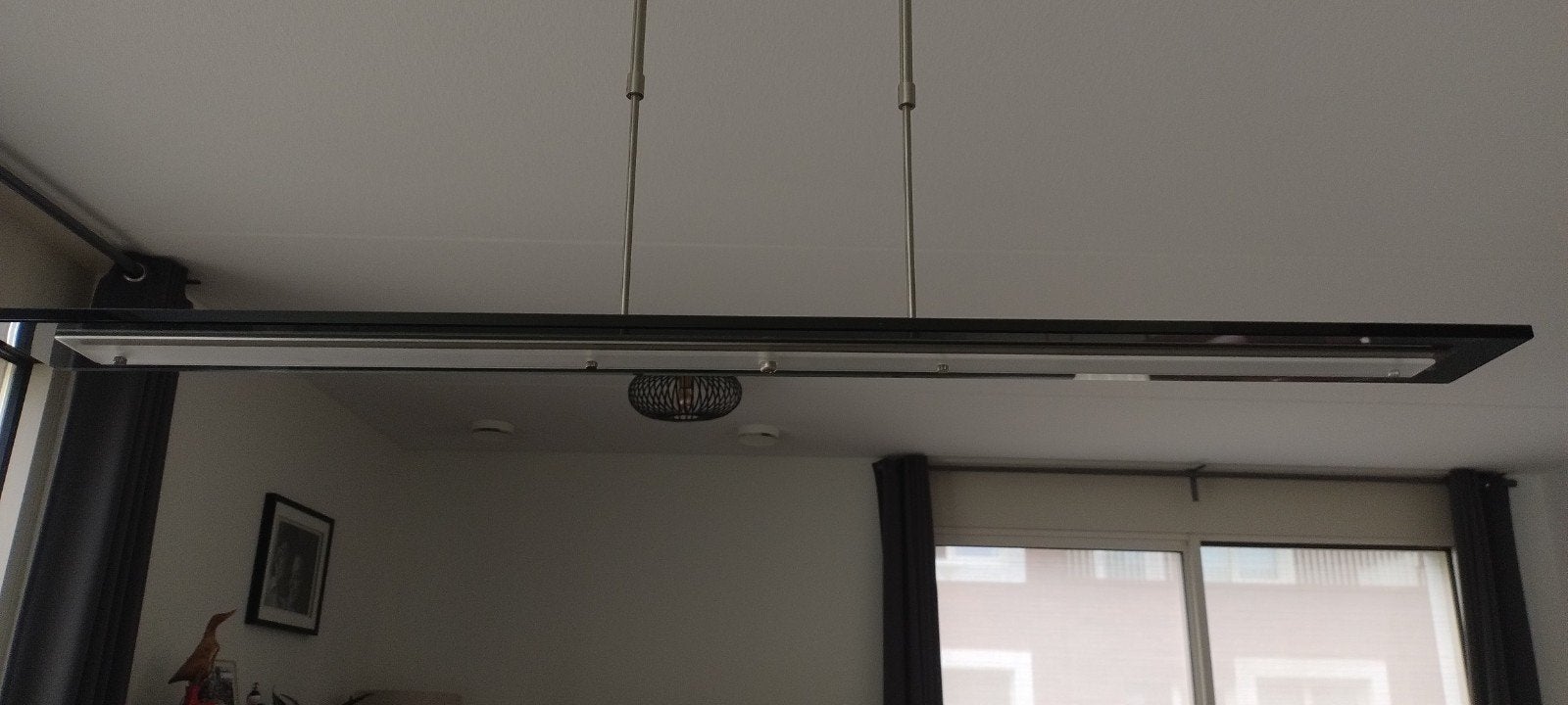 Moderne dimbare LED hanglamp, Huis en Inrichting, Lampen | Hanglampen, Ophalen, Zo goed als nieuw