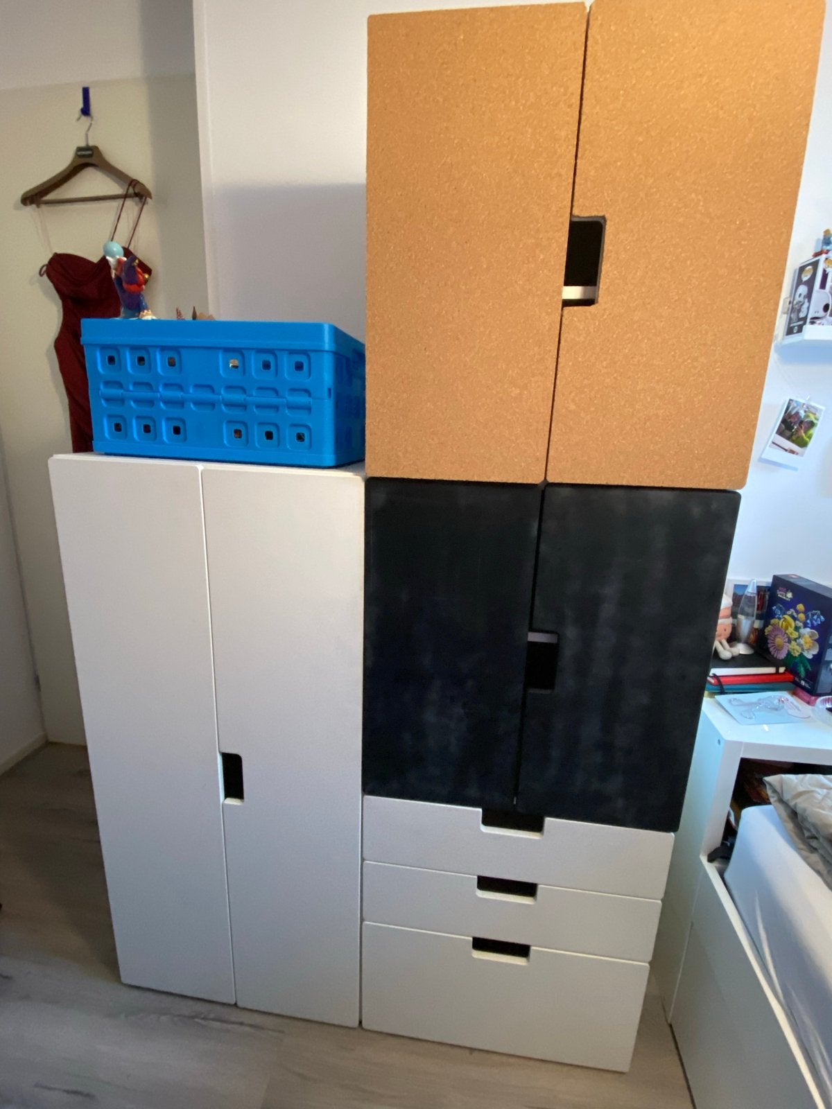 IKEA Stuva Kastcombinatie met Krijt- en Kurkdeurtjes, Ophalen, Gebruikt