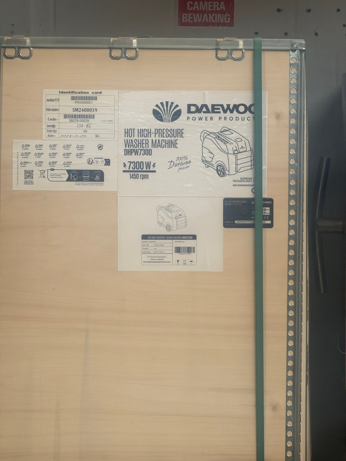 Daewoo DHPW7300 Hete Hogedrukreiniger 7300W, Doe-het-zelf en Verbouw, Reinigingsmachines, Ophalen, Nieuw, Overige typen