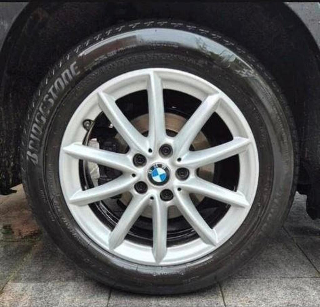 17 inch BMW velgen met Bridgestone Turanza banden, Auto diversen, Wieldoppen, Ophalen of Verzenden