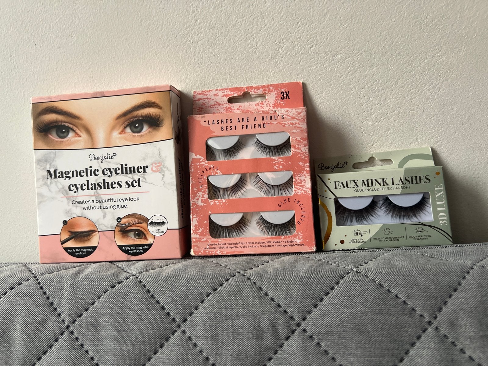 Nepwimpers setjes - Magnetische eyeliner & Faux Mink Lashes, Ophalen, Ogen, Zwart, Nieuw
